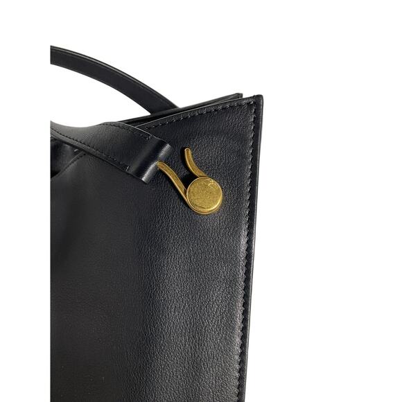 The Row Leather Black Alexia Tote Bag - Picture 14 of 16